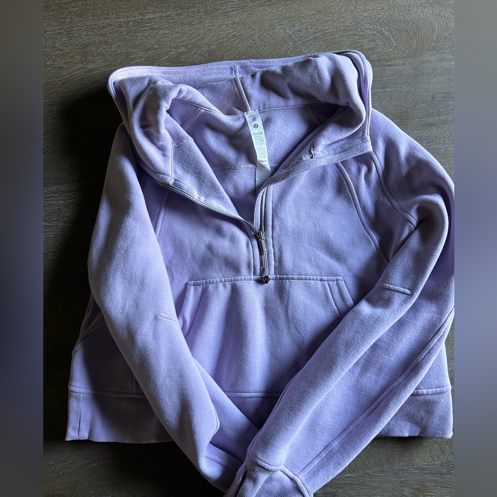 Lululemon Scuba Cropped half Zip Hoodie